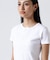 《DAILY／WOMAN》 S／S HENLEY NECK T-SHIRT