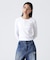 《DAILY／WOMAN》L／S HENLEY NECK T-SHIRT