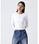 《DAILY／WOMAN》L／S HENLEY NECK T-SHIRT