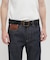 《直営店限定》COW LEATHER BELT DOUBLE PIN
