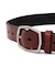 《直営店限定》COW LEATHER BELT DOUBLE PIN
