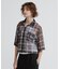 《直営店限定》SHEER CHECK SHIRT