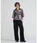 《直営店限定》SHEER CHECK SHIRT