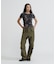 《WEB限定／DAILY／デイリー／WOMAN》RIB CAMO S／S HENLEY NECK T-SHIRT