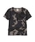 《WEB限定／DAILY／デイリー／WOMAN》RIB CAMO S／S HENLEY NECK T-SHIRT