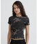 《WEB限定／DAILY／デイリー／WOMAN》 RIB CAMO S／S CREW NECK T-SHIRT