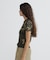 《WEB限定／DAILY／デイリー／WOMAN》 RIB CAMO S／S CREW NECK T-SHIRT