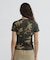 《WEB限定／DAILY／デイリー／WOMAN》 RIB CAMO S／S CREW NECK T-SHIRT
