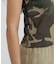 《WEB限定／DAILY／デイリー／WOMAN》 RIB CAMO S／S CREW NECK T-SHIRT