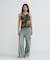 《WEB限定／DAILY／デイリー／WOMAN》RIB CAMO TANK TOP