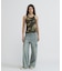 《WEB限定／DAILY／デイリー／WOMAN》RIB CAMO TANK TOP