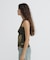 《WEB限定／DAILY／デイリー／WOMAN》RIB CAMO TANK TOP