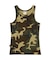 《WEB限定／DAILY／デイリー／WOMAN》RIB CAMO TANK TOP