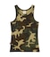 《WEB限定／DAILY／デイリー／WOMAN》RIB CAMO TANK TOP