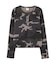 《WEB限定／DAILY／デイリー／WOMAN》RIB CAMO L／S HENLEY NECK T-SHIRT