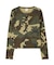 《WEB限定／DAILY／デイリー／WOMAN》RIB CAMO L／S HENLEY NECK T-SHIRT