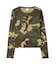 《WEB限定／DAILY／デイリー／WOMAN》RIB CAMO L／S HENLEY NECK T-SHIRT