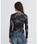 《WEB限定／DAILY／デイリー／WOMAN》RIB CAMO L／S CREW NECK T-SHIRT
