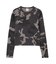 《WEB限定／DAILY／デイリー／WOMAN》RIB CAMO L／S CREW NECK T-SHIRT