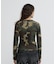 《WEB限定／DAILY／デイリー／WOMAN》RIB CAMO L／S CREW NECK T-SHIRT