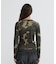 《WEB限定／DAILY／デイリー／WOMAN》RIB CAMO L／S CREW NECK T-SHIRT