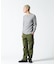 《DAILY／デイリー》L／S THERMAL HENRY NECK T-SHIRT