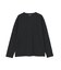 《DAILY／デイリー》BIG SIZE RIB L／S CREW NECK T-SHIRT