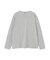 《DAILY／デイリー》BIG SIZE RIB L／S CREW NECK T-SHIRT