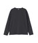 《DAILY／デイリー》BIG SIZE RIB L／S CREW NECK T-SHIRT