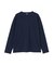 《DAILY／デイリー》BIG SIZE RIB L／S CREW NECK T-SHIRT