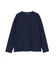 《DAILY／デイリー》BIG SIZE RIB L／S CREW NECK T-SHIRT