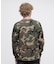 《直営店限定》MINI WAFFLE CAMO L／S T-SHIRT