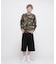 《直営店限定》MINI WAFFLE CAMO L／S T-SHIRT