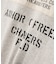 L／S T-SHIRT ”NAVY STENCIL”