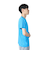 パフォーマンスギア（PG）半袖 Tシャツ メンズドライプラスUV 無地 863PG9CD9289 BLU