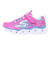 スケッチャーズ（SKECHERS）スニーカー ジュニア ギャラクシー ライツ 10920L-NPMT ピンク ベルクロ 紐なし