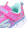 スケッチャーズ（SKECHERS）スニーカー ジュニア ギャラクシー ライツ 10920L-NPMT ピンク ベルクロ 紐なし