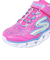 スケッチャーズ（SKECHERS）スニーカー ジュニア ギャラクシー ライツ 10920L-NPMT ピンク ベルクロ 紐なし
