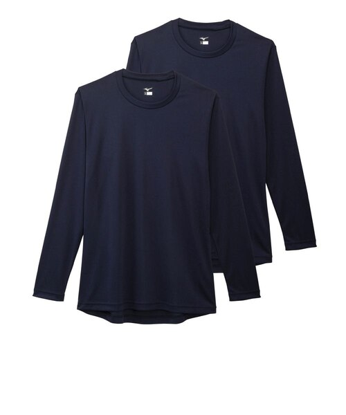 ミズノ（MIZUNO）野球 アンダーシャツ ローネック 長袖インナーシャツ