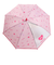 雨傘 長傘 ガーリーギンガム ピンク 560-015 PK 55cm