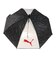 プーマ（PUMA）ジュニア 2駒透明反射テープ付総柄ジャンプ傘 PAS17JP58 BK