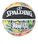 スポルディング（SPALDING）バスケットボール 7号球 グラフィティ レインボー ラバー 84-372Z
