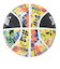 スポルディング（SPALDING）バスケットボール 7号球 グラフィティ レインボー ラバー 84-372Z