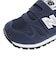 ニューバランス（new balance）ベビー スニーカー  紺 インファント ジュニア ネイビー IZ373 KN2 W 12.0 ベルト付き マジックテー…