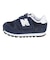 ニューバランス（new balance）ベビー スニーカー  紺 インファント ジュニア ネイビー IZ373 KN2 W 12.0 ベルト付き マジックテー…