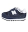 ニューバランス（new balance）ベビー スニーカー  紺 インファント ジュニア ネイビー IZ373 KN2 W 12.0 ベルト付き マジックテー…