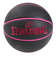 スポルディング（SPALDING）バスケットボール ホログラム ブラック×ピンク 6号球 84-534J 屋外 室外