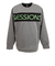 セッションズ（SESSIONS）スノーボード ボードウェア ジャケット DWR FLEECE CREW 長袖Tシャツ 211199 グレー