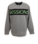 セッションズ（SESSIONS）スノーボード ボードウェア ジャケット DWR FLEECE CREW 長袖Tシャツ 211199 グレー