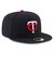 ニューエラ（NEW ERA）キャップ 59FIFTY MLBオンフィールド ミネソタ・ツインズ ホーム 11449359 吸汗速乾 大きいサイズ